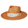straw fedora hat